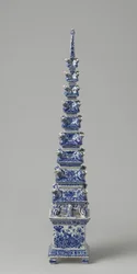 Piramide di fiori, c.1710-20