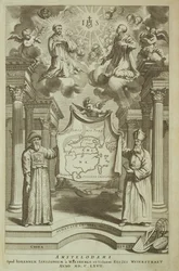 Frontespizio di China Illustrata di Athanasius Kircher (1601-80) 1667