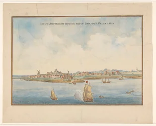 Nuova Amsterdam e Manhattan, c.1660