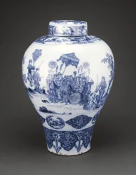 Vaso con coperchio, 1678-80