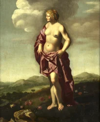Venere in un paesaggio