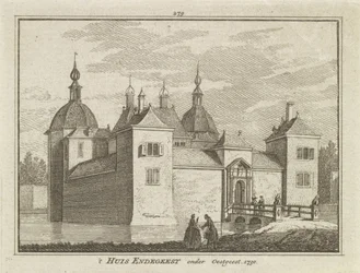 Vista del Castello di Endegeest, Oegstgeest, Paesi Bassi