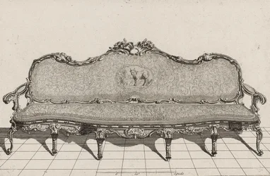 Canapè, seconda metà del XVIII secolo
