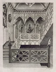 Scala a Strawberry Hill, inciso da J. Newton, da 