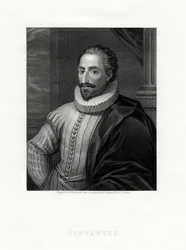 Miguel de Cervantes, romanziere, poeta e drammaturgo spagnolo, XIX secolo