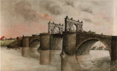 Il ponte di pietra di Dorpat. Un monumento della grande restauratrice di Dorpat