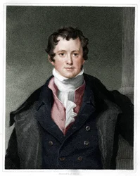 Humphry Davy, chimico inglese, 1833