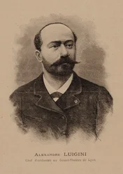 Ritratto del compositore Alexandre Luigini