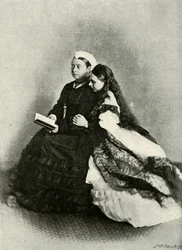 Sua Maestà con la Principessa Beatrice