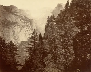 Tenaya Canyon da Union Point, Valle dello Yosemite, 1872
