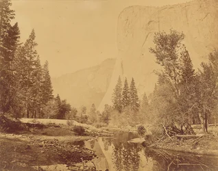 Tutokanula. Valle dello Yosemite. (Il Grande Capo) "El Capitan". Alto 3500 piedi.