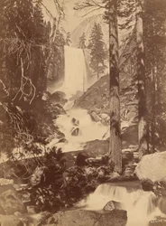 Pi-wy-ack (Cataratta dei Diamanti), Cascate Vernal, Yosemite Valley, California, 1867 (foto)