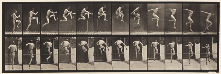 Saltare; correre salto in alto (con scarpe) (tavola 153)