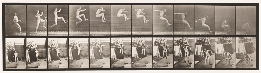 Saltare; correre salto in lungo (con scarpe) (tavola 159)