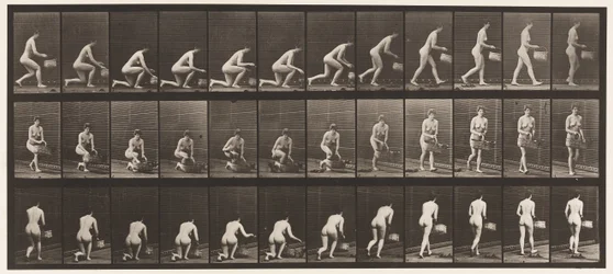 Inginocchiarsi sul Ginocchio Sinistro, Cesto nella Mano Sinistra, e Alzarsi, 1872-1885