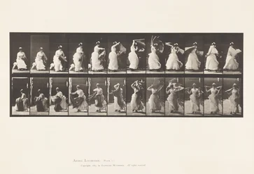 Piatto 424. Toilette; Alzarsi dalla sedia e mettersi lo scialle, 1885