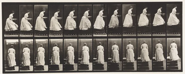 Tavola 95. Salire le scale, un bacino in mano, 1885