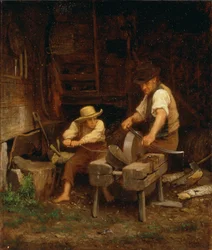Affilare la falce, 1864