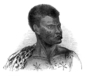 Nativo del Mozambico, 1848