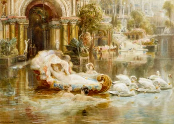 "Acquerello di Ebenezer Wake Cook (1843-1926) Collezione privata