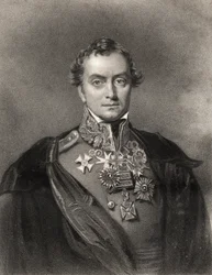 Henry Hardinge, inciso da F. Holl, da 