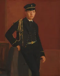 Achille De Gas in uniforme da cadetto, 1856-1857