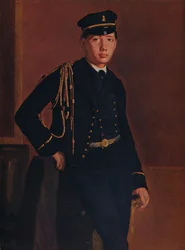 Achille de Gas in uniforme da cadetto, 1856-1857