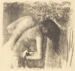 Dopo il bagno (La sortie du bain (Grand planche))