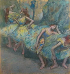 Ballerine sulle ali, 1890-1900 circa (pastello su carta)