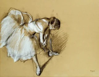 Ballerina che Si Aggiusta la Scarpa, c.1890
