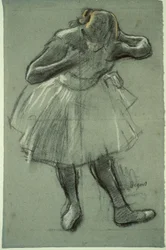 Ballerina che si Piega in Avanti
