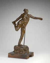 Ballerina che tiene il piede destro nella mano destra, possibilmente 19001911