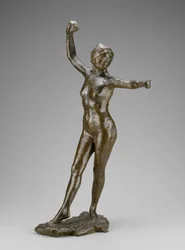 Ballerina pronta a danzare, piede destro in avanti, modellata 1882-95 fusa 191921