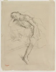 Ballerina a riposo, c. 1895