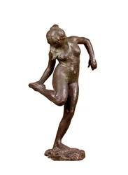 Ballerina che guarda la pianta del suo piede destro, c. 1890