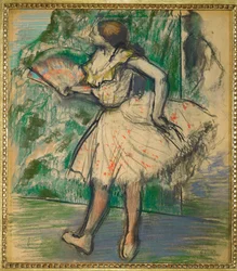 Ballerina con ventaglio (pastello)