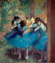Ballerine in blu