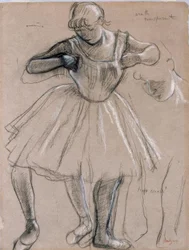 Ballerina in piedi