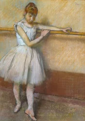 Ballerina al bar" di Edgar Degas, 1885 ca.