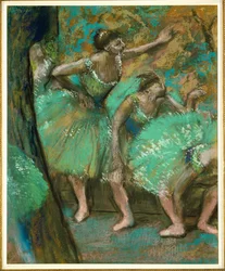 Danzatrici (pastello su carta)