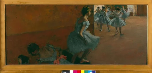 Ballerine che salgono una scala