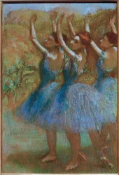 Tre ballerine in blu