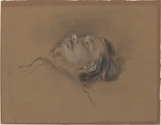 Testa del fantino caduto (studio per "Scena dalla corsa a ostacoli: Il fantino caduto")