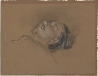 La testa del fantino caduto (bozzetto per “Scena dalla corsa a ostacoli: il fantino caduto”)