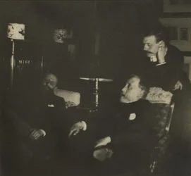 Jules Taschereau, Edgar Degas e Jacques-Emile Blanche, dicembre 1895