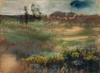Paesaggio con ciminiere