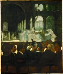 Balletto "Robert le Diable" (pittura su tela)