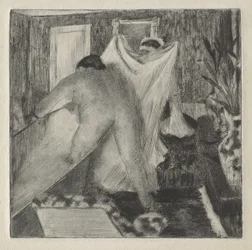 Uscendo dal bagno, c.1878-80