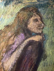 Madame Alexis Rouart e i suoi figli (particolare) (1905 circa). Edgar Degas (1834-1917). Pastello e carboncino su carta da lucido incollata per intero su cartone. Musee des Beaux-Arts de la Ville de Paris, Petite Palais.