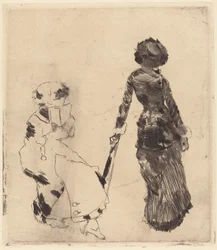Mary Cassatt al Louvre: La Galleria Etrusca, 1879-1880